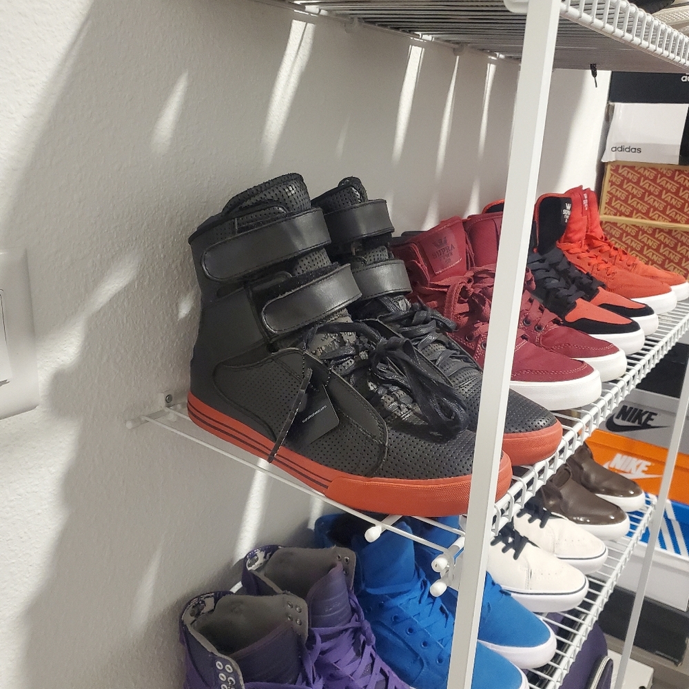 Supra TK's Men's Black and Red High-Top Sneakers - Picture 8 of 12